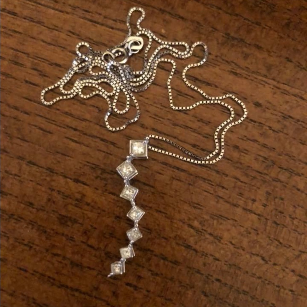 14kt WG Diamond Journey Necklace😍❤️😍